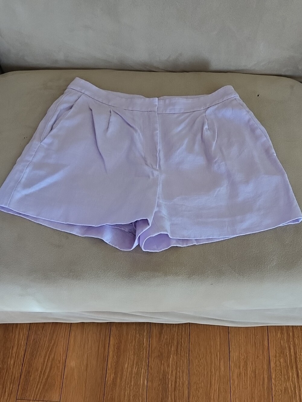 Michael Kors Linen Lilac Shorts